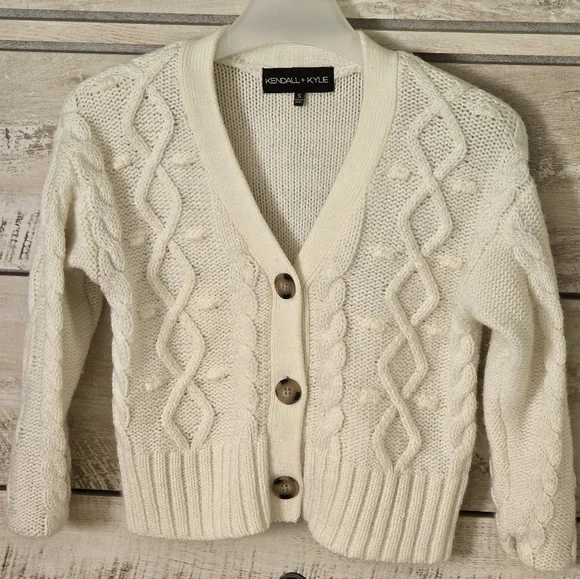 Kendall + Kylie Junior’ Cable Cardigan - Picture 6 of 6
